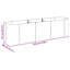 Lit surélevé pour le jardin en acier galvanisé Harborough vidaXL-1064762008