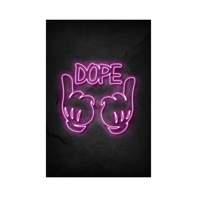 Dope 2 by Durro Art - Wrapped Canvas Gallery-Wrapped Canvas Giclée, 20.32 cm H x 30.48 cm W