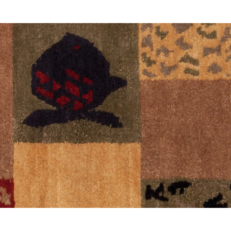 Lagoon Wool Geometric Area Rug in Purple/Red, Rectangle 11' x 17'