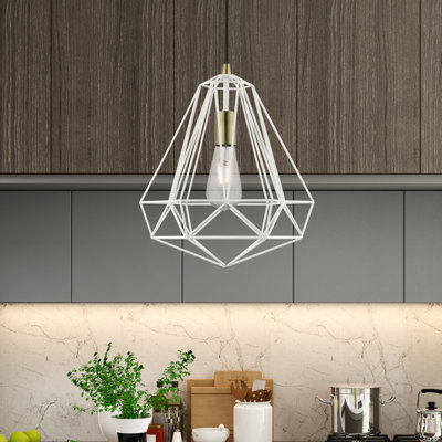 Luminaire suspendu géométrique à 1 lumière Lindgren