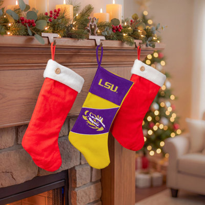 Collegiate Officially Licensed Felt Christmas Stocking, 19"