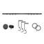 Tringle à rideaux 1 pouce avec embouts en aluminium Keneil-1448775477-1448775479