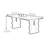 Black vintage sintered stone dining table-1452322063