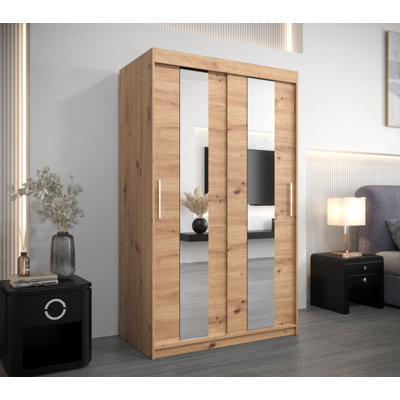 Aarnout 2 Door Manufactured Wood Wardrobe