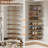 8-Tier 360°Revolving Shoe Storage Rotating Lazy Shoe Rack Entryway Bedroom Hallway-883169471