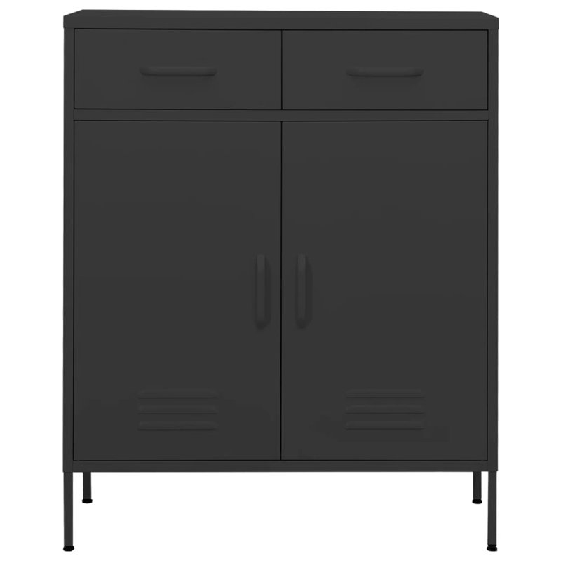 Storage Cabinet Freestanding File Cabinet with Shelves for Office Steel