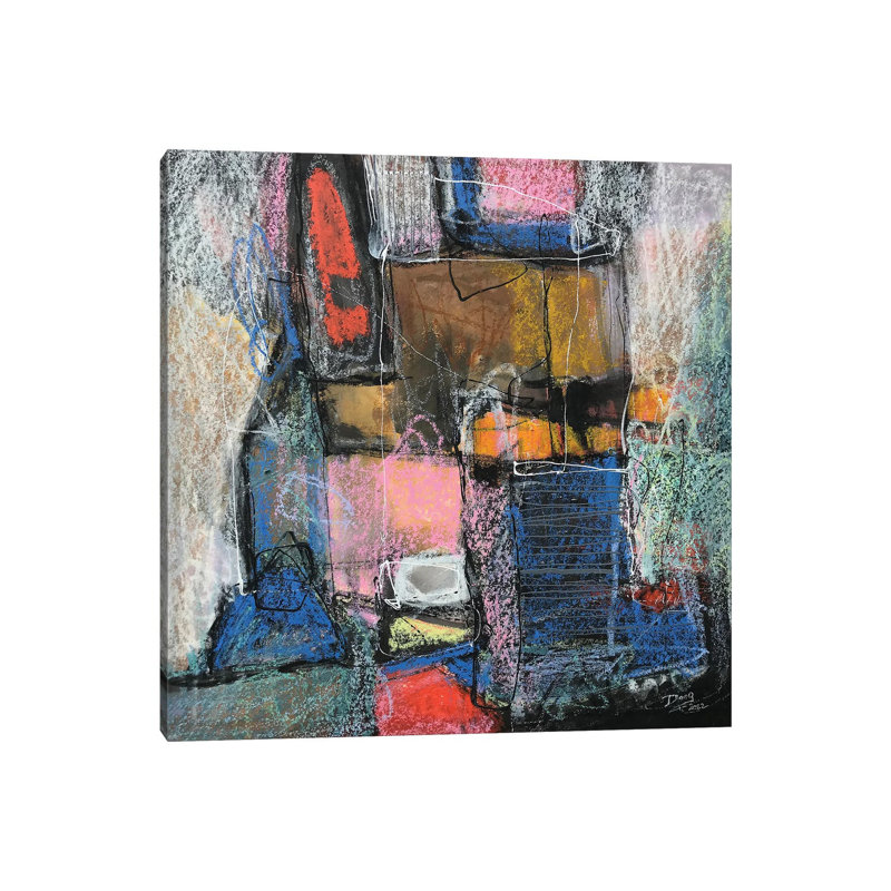 Absurd Story by Dong Su - No Frame Gallery-Wrapped Canvas Giclée on Canvas, 45.72 cm H x 45.72 cm W