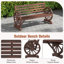 Banc d'extérieur en bois Millwood Pines