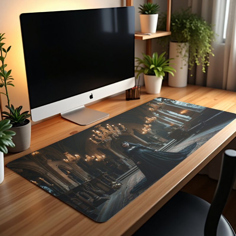 Polyester Desk Pad, 31.5x15.5