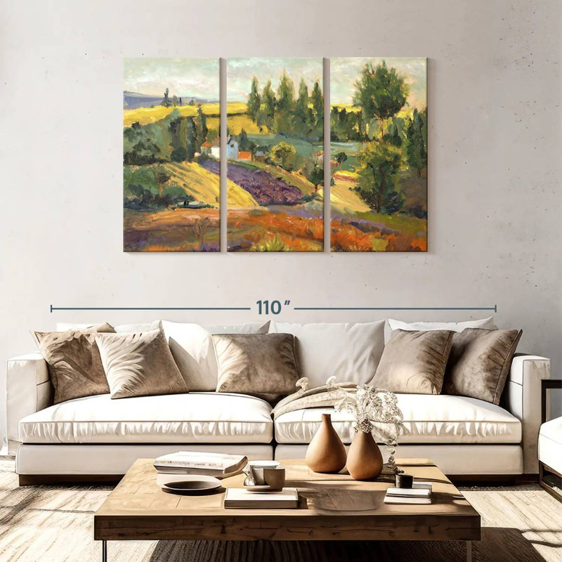 Alvord Vineyard Tapestry II, 48" H x 74" W