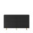 Modern Buffet Storage Black - Fluted Sideboard Home With Spacious Cabinet For Various Needs-1766836824
