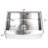 CozyBlock 30'' L Single Bowl Stainless Steel Kitchen Sink