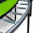 Recreational Trampolines with Enclosure for Kids and Adults with Patented Fibreglass Net Poles Pumpkin- Green