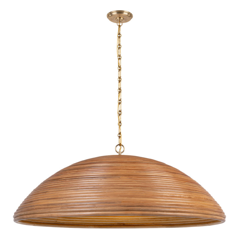 Emerson 1 - Light Pendant by Suzanne Kasler, 16" H x 42.25" W x 42.25" D, Natural, 51 cm H x 76 cm W