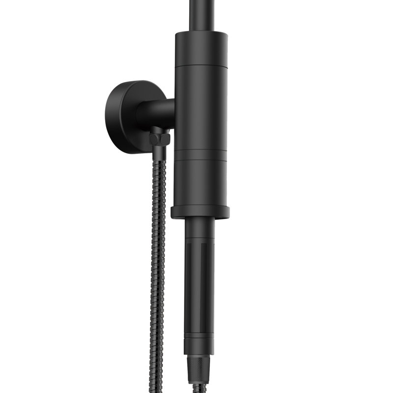 Pomme de douche à pluie 8 po avec bras de douche pivotant et support de douche à main magnétique Aquarius 8 po Aquarius