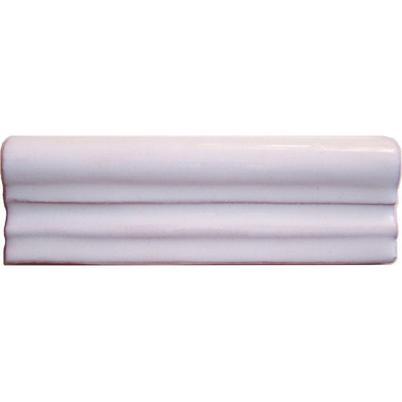 2" 5pcs TalaMex Mexican Chair Rail Molding, 2" W x 4.25" L, Pure White