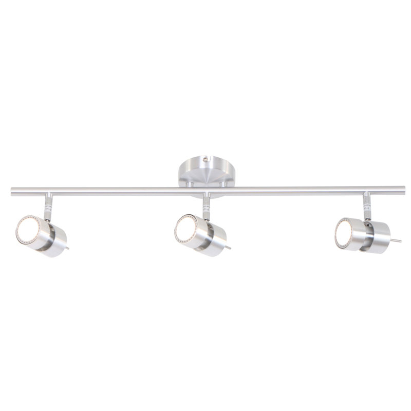 Joaquin 68cm 3 -Light Track Kit, Silver