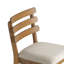Chaise d'appoint en bois massif