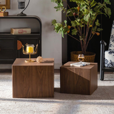 Ensemble de 2 tables basses gigognes Nesting