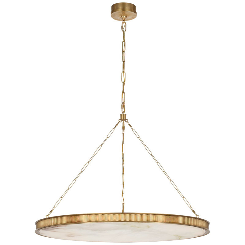 Matthew 3 - Light LED Chandelier, Soft Brass
