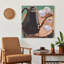 «Rustic Kettle and Teacups», reproduction d'art sur toile tendue-1290877752