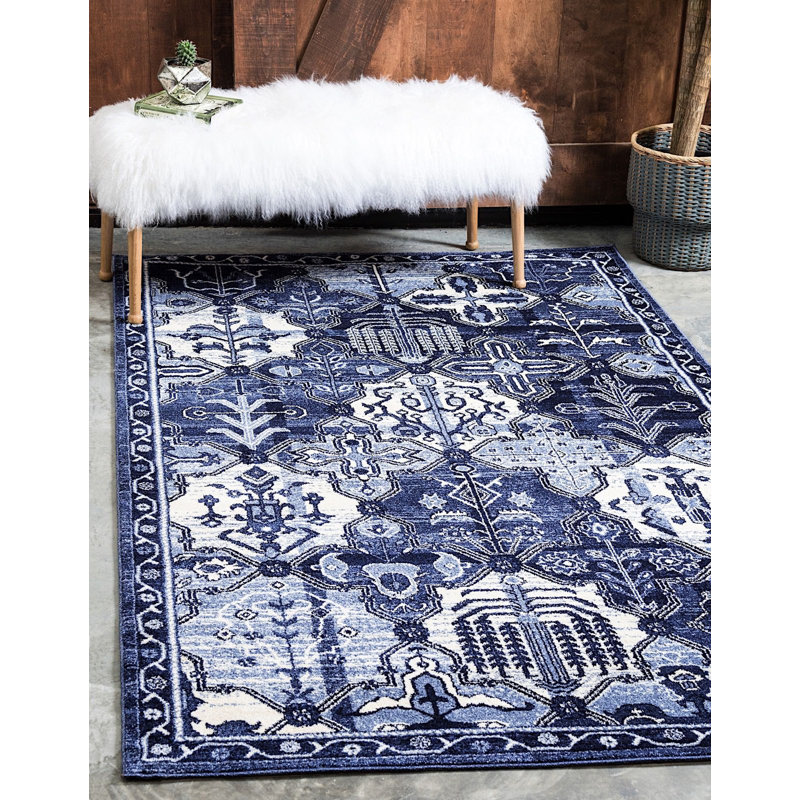 Abdurraheem Oriental Indoor Rug, Rectangle 7' x 10'