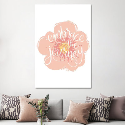 Sapphire Florals by Jean Kelly - Wrapped Canvas Gallery-Wrapped Canvas Giclée