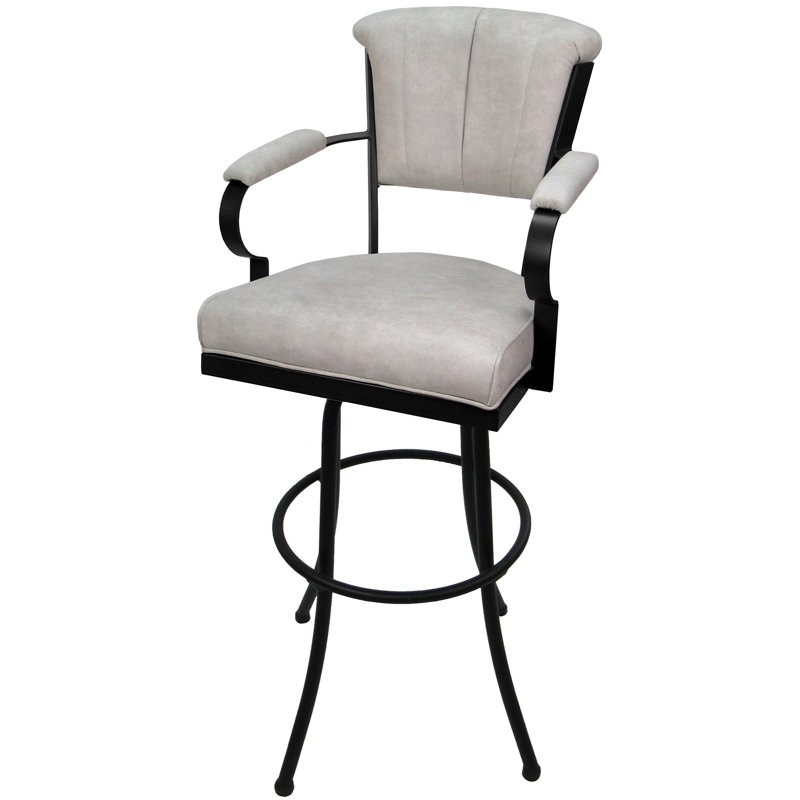 Tabouret très grand Hallah, Stuc / noir