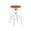 Tabouret de bar pivotant à hauteur réglable en bois massif Lindzie-48375124