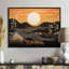 Pleine lune blanche sur la plage - reproduction d'art mural côtier-1893212231-1893212350