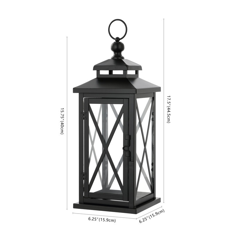 Accessoire de lanterne d'extérieur Lirio, H 17,5 po x l 6,25 po x P 6,25 po
