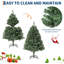 Arbre de Noël artificiel 6 pi 6 pi, petit arbre de Noël réaliste de qualité supérieure avec 380 branches, base en métal-352317216