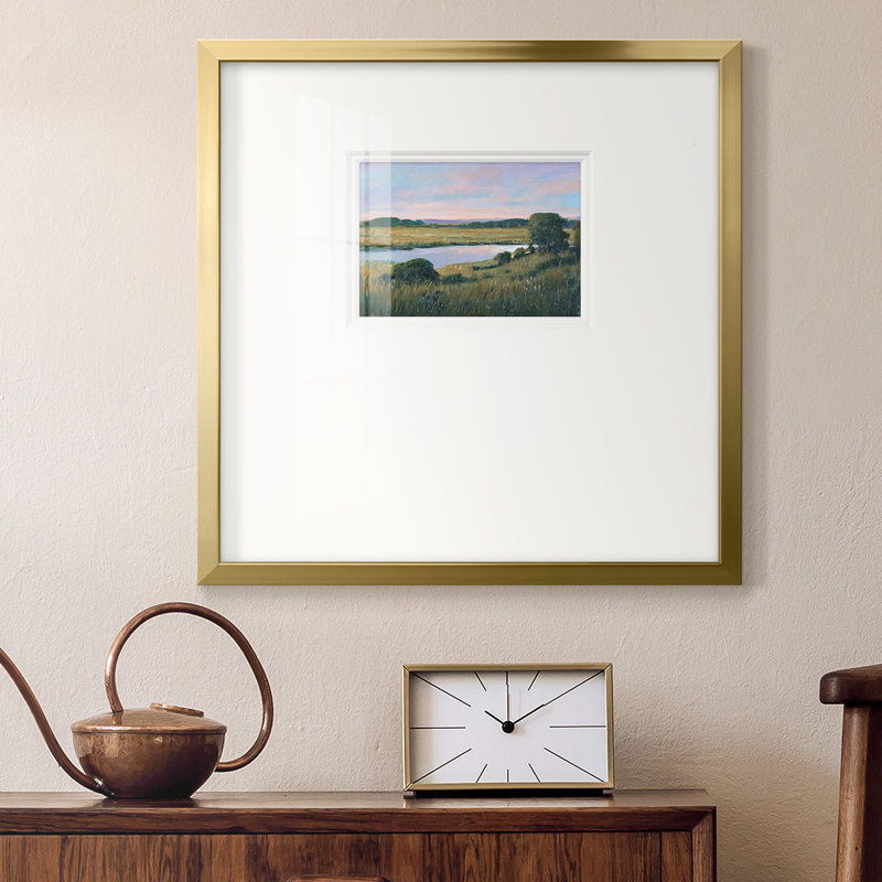 Spring Marsh II, reproduction d'art encadrée, H 21 po x l 21 po x P 1,25 po