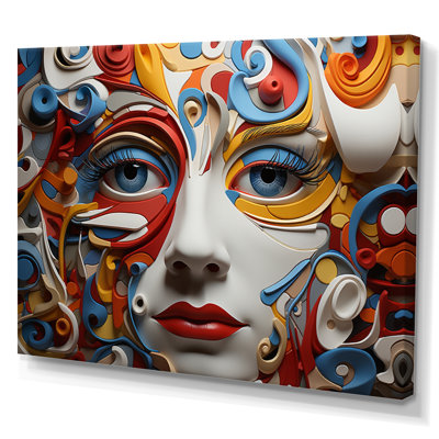 Opt Transcendent Contrasts I - reproduction sur toile