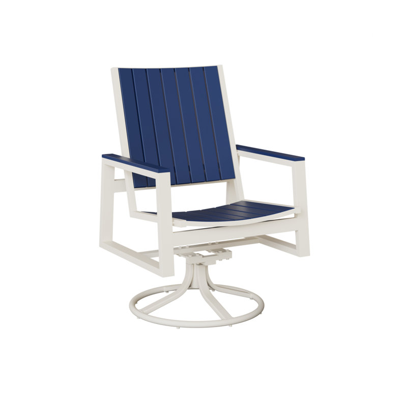 Chaise berçante berçante pivotante Berlin Gardens Vida, Bleu pacifique