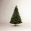 Green Lighted Artificial Christmas Tree-280455981