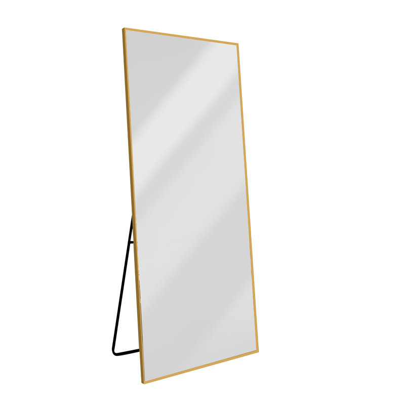 Full Length Mirror With Frame, Gold