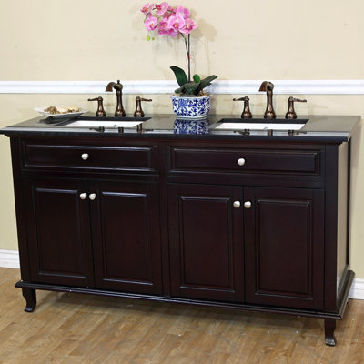 Ensemble de meuble-lavabo double 62 po Lombardi