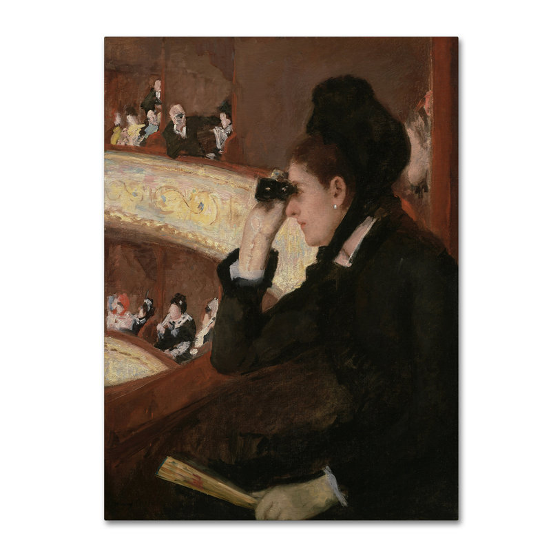 «In The Loge», reproduction sur toile tendue, H 19 po x l 14 po