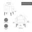 Chaise d'appoint rembourrée demi-tonneau-1415552751