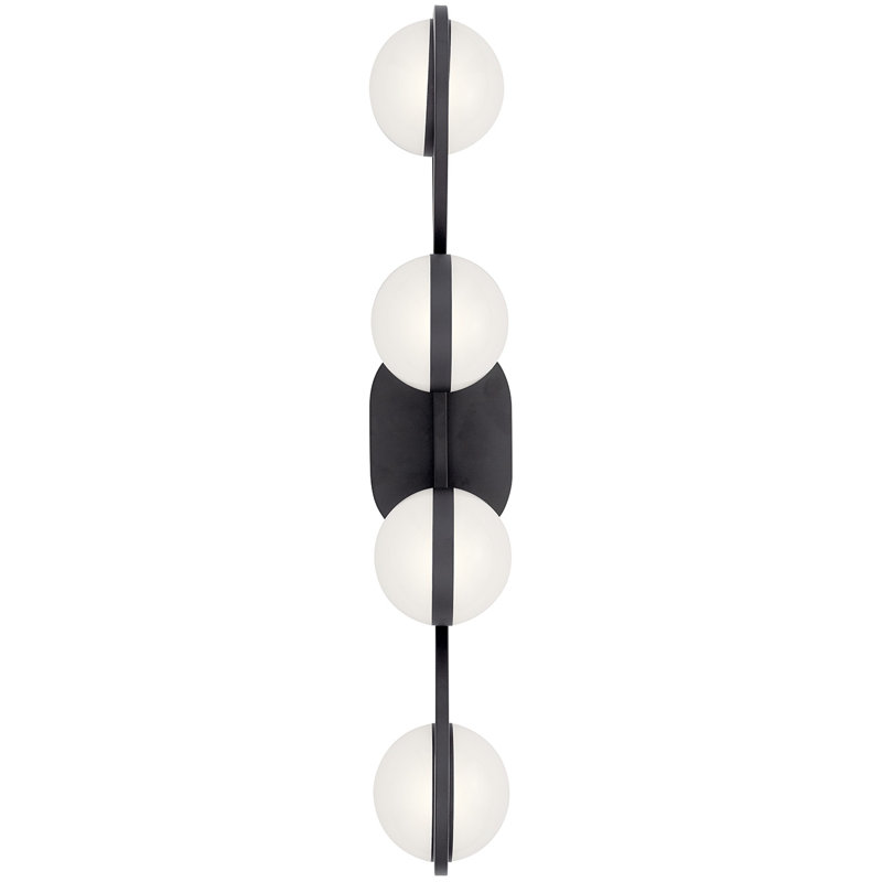 Naama 4 - Light Dimmable LED Vanity Light, Matte Black