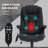 6 Point Vibrating Massage Office Chair With Lumbar Heat Black-1957219635