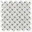 Knot Basketweave Polished Marble Tile-36933581