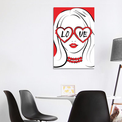 Heartfelt Vision 1 Piece Wall Art on Canvas