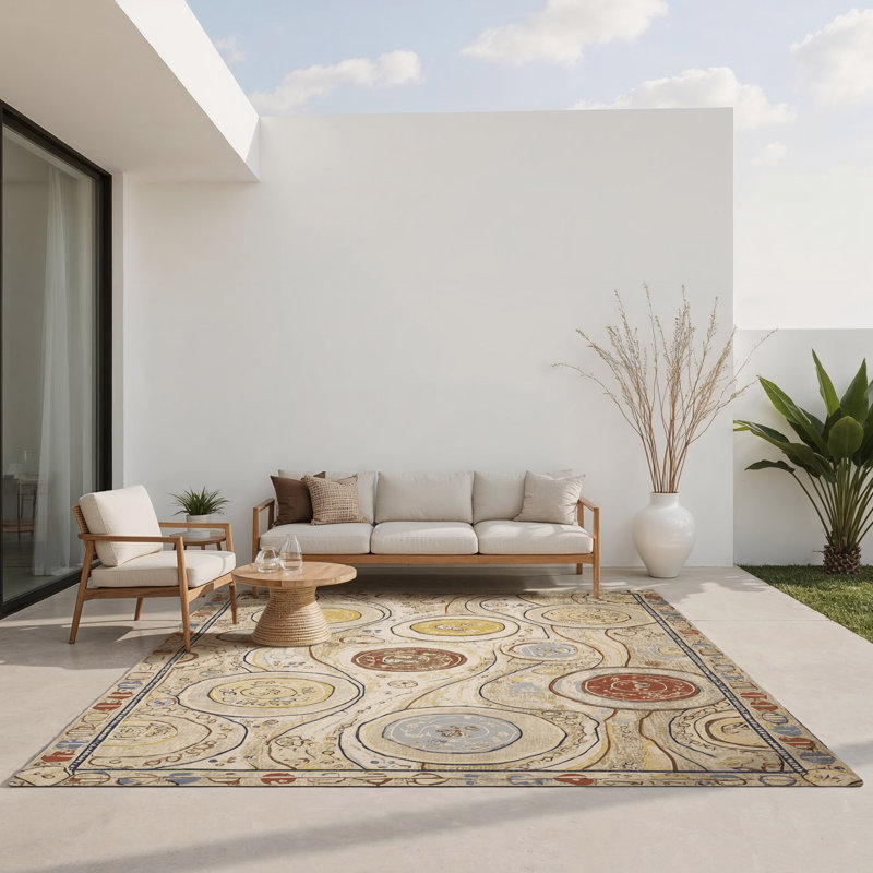 Spirited Trail Indoor And Outdoor Area Rug, Rectangle 3' x 5'