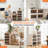 Stackable Plastic Storage Bins,with Lid,Magnetic Doors ,LockableWheels
