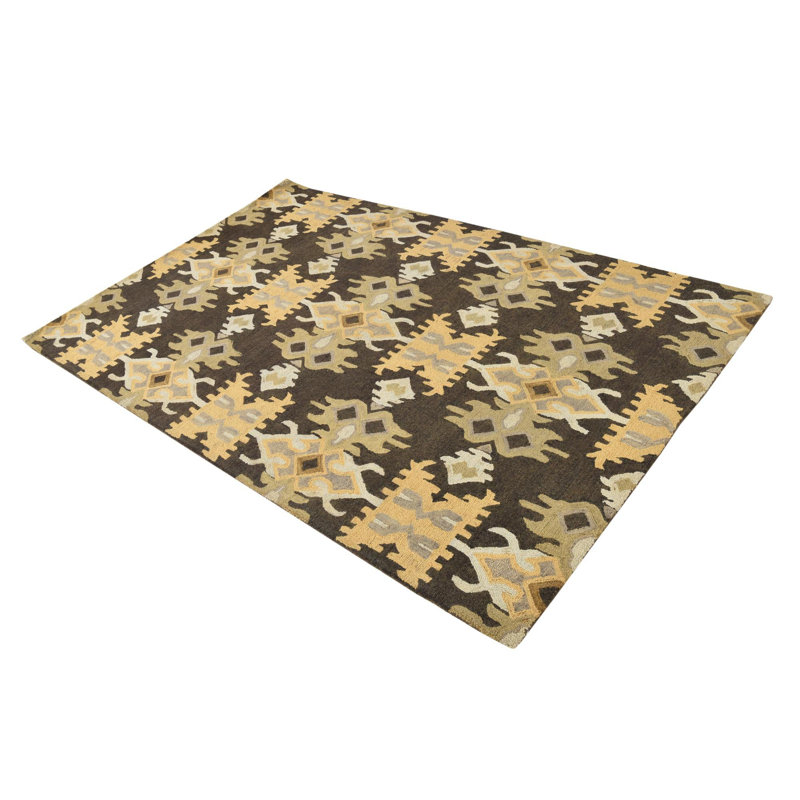 Tapis noir Otto