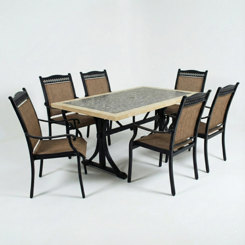 6 - Person Patio Dining Set with