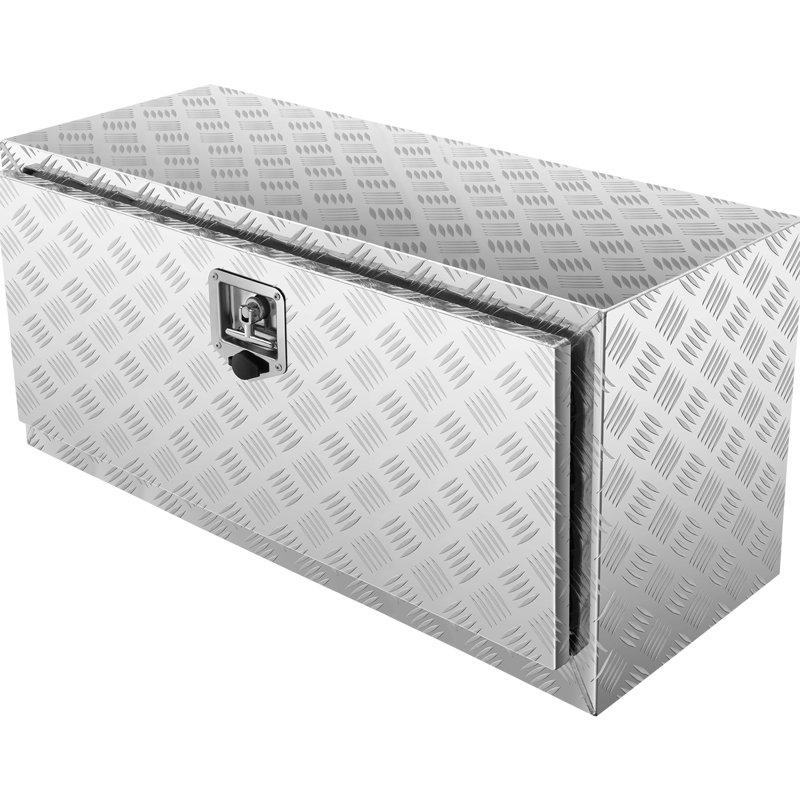 Boîte de rangement polyvalente de 36 po, 14 po et 16 po, fabriquée en aluminium, avec loquet à poignée en T, boîte à outils anti-égratignures pour camions et remorques, fabrication robuste, clés de verrouillage, imperméable avec joint étanche