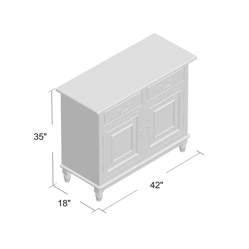 Salome 42'' Sideboard, Black